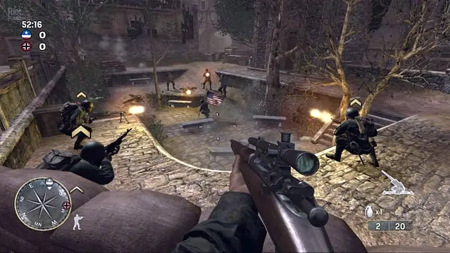 تحميل لعبة Call of Duty 3 للكمبيوتر مجانا نسخة كاملة